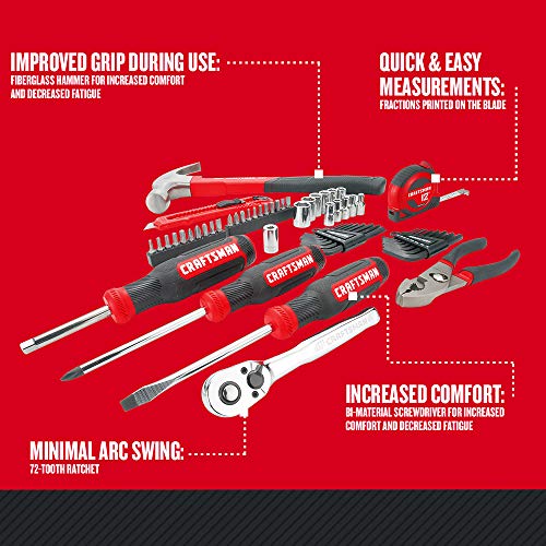 CRAFTSMAN 家用工具套件/機械工具套件57 件 Craftsman