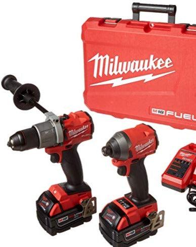 密爾沃基電動工具鎚鑽/衝擊批雙電套裝現貨 Milwaukee(US）