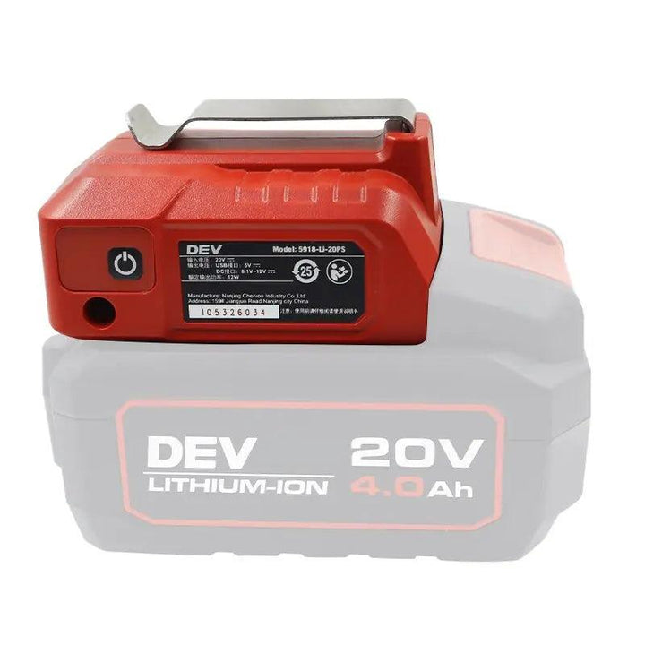 DEVON 5918-LI-20PS 適配器轉換器帶金屬夾扣雙 USB 手機充電器 DEVON