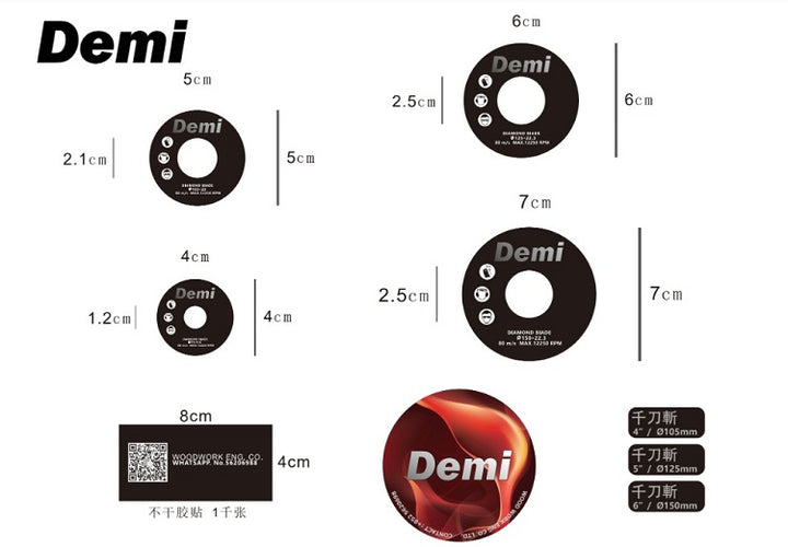 Demi -千刀斬多用途切割片 Demi